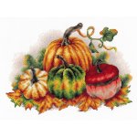 (image for) Colorful Pumpkins Counted Cross Stitch Kit